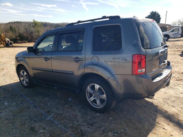 5FNYF4H55DB072702 - 2013 HONDA PILOT EXL GRAY photo 2