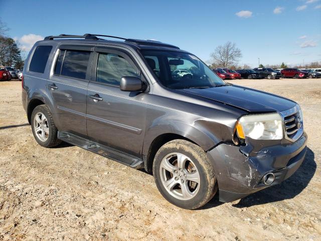 5FNYF4H55DB072702 - 2013 HONDA PILOT EXL GRAY photo 4