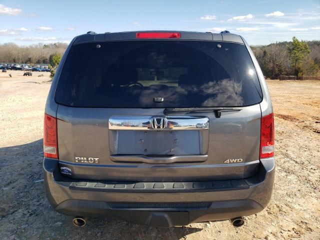 5FNYF4H55DB072702 - 2013 HONDA PILOT EXL GRAY photo 6