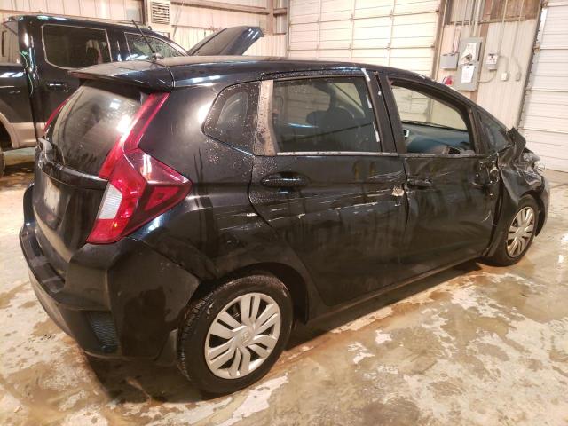 JHMGK5H59GX025453 - 2016 HONDA FIT LX BLACK photo 3