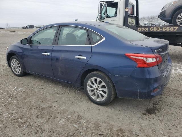 3N1AB7AP9KL610961 - 2019 NISSAN SENTRA S BLUE photo 2