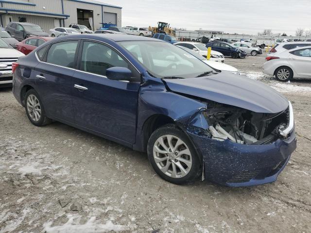 3N1AB7AP9KL610961 - 2019 NISSAN SENTRA S BLUE photo 4