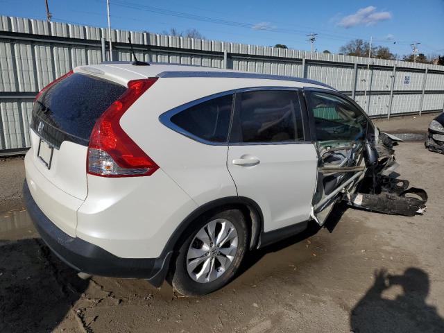 5J6RM3H7XDL008135 - 2013 HONDA CR-V EXL WHITE photo 3