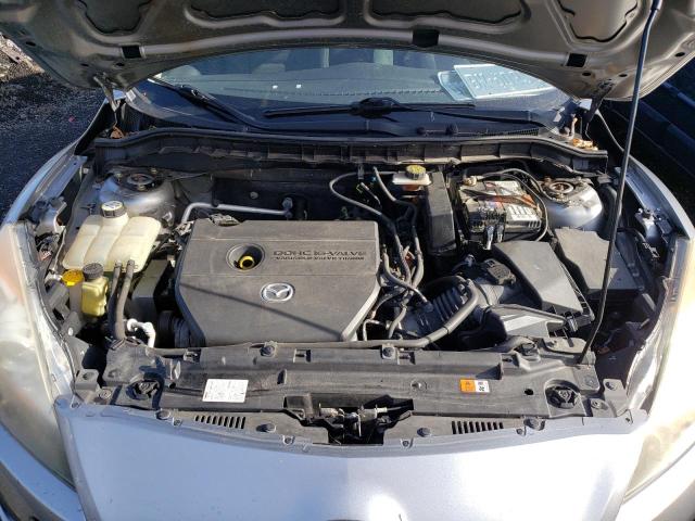 JM1BL1UGXC1554612 - 2012 MAZDA 3 I GRAY photo 11