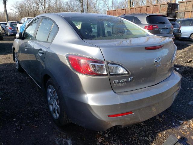 JM1BL1UGXC1554612 - 2012 MAZDA 3 I GRAY photo 2