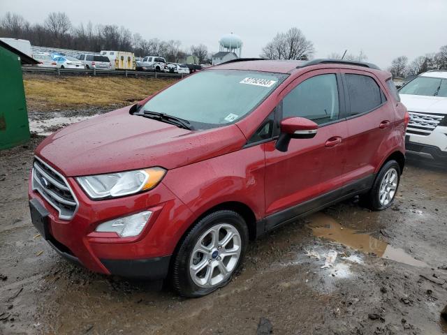 MAJ3S2GE4LC387696 - 2020 FORD ECOSPORT SE RED photo 1