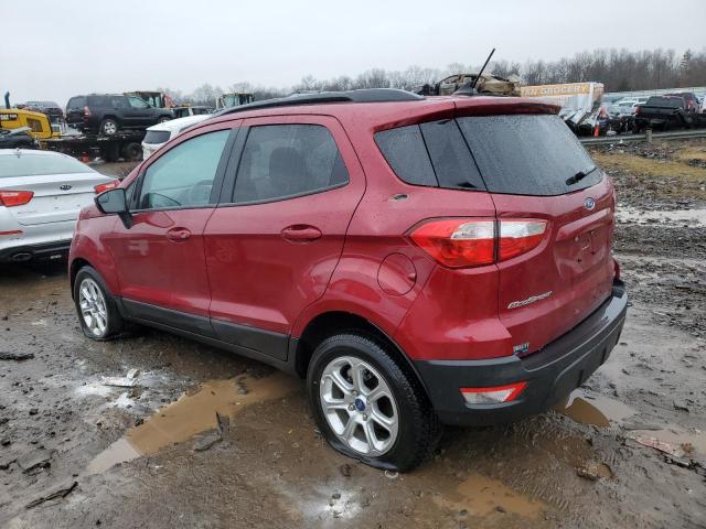 MAJ3S2GE4LC387696 - 2020 FORD ECOSPORT SE RED photo 2