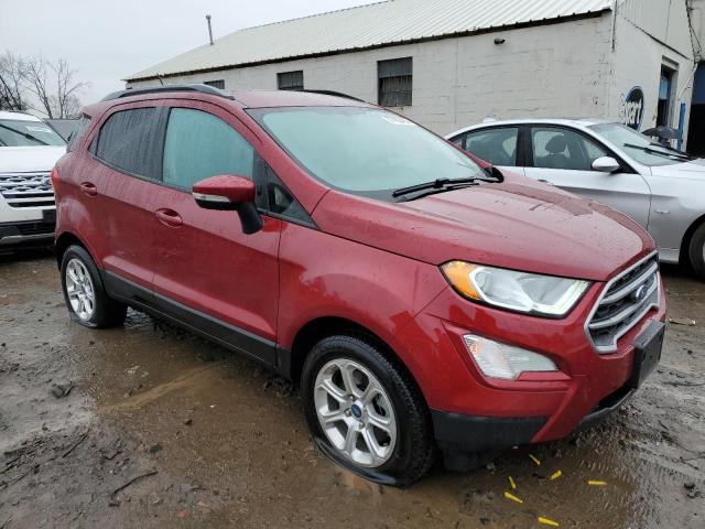 MAJ3S2GE4LC387696 - 2020 FORD ECOSPORT SE RED photo 4