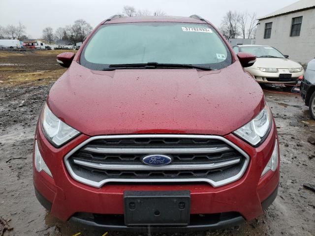 MAJ3S2GE4LC387696 - 2020 FORD ECOSPORT SE RED photo 5