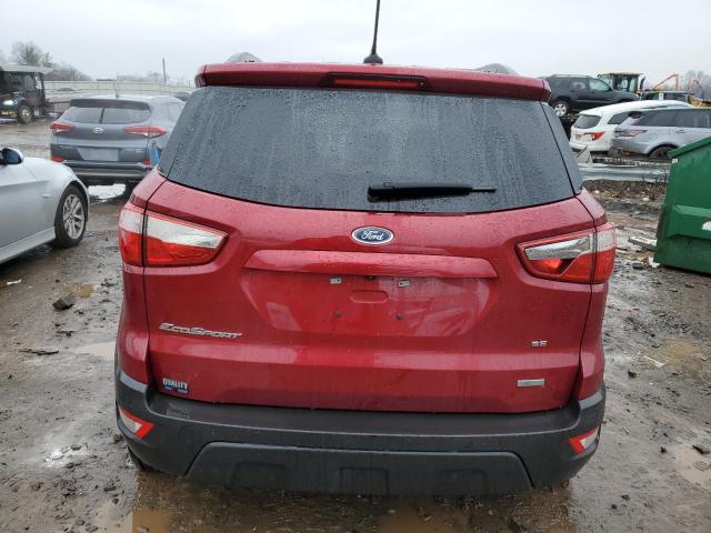 MAJ3S2GE4LC387696 - 2020 FORD ECOSPORT SE RED photo 6