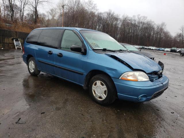 2FMZA50443BB59803 - 2003 FORD WINDSTAR WAGON BLUE photo 4