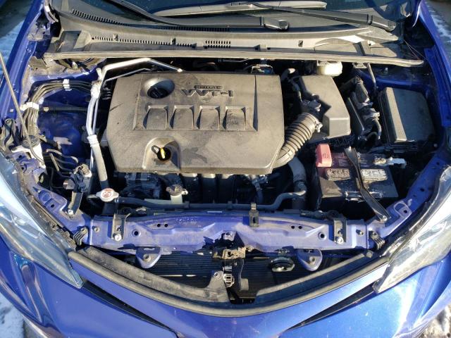 2T1BURHE6HC942864 - 2017 TOYOTA COROLLA L BLUE photo 11