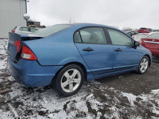 2HGFA1E25AH011839 - 2010 HONDA CIVIC DX BLUE photo 3