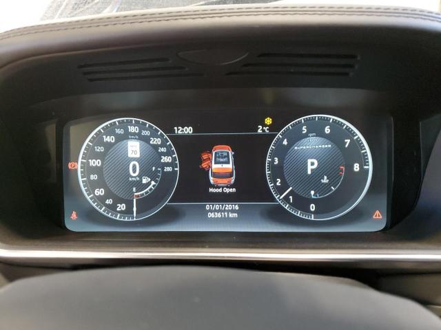 SALWV2FE2HA176461 - 2017 LAND ROVER RANGE ROVE AUTOBIOGRAPHY BLACK photo 9