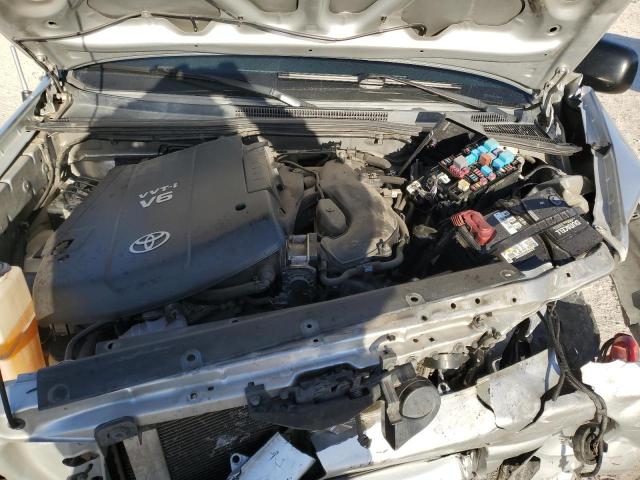 5TFJU4GNXBX003399 - 2011 TOYOTA TACOMA DOUBLE CAB PRERUNNER SILVER photo 11