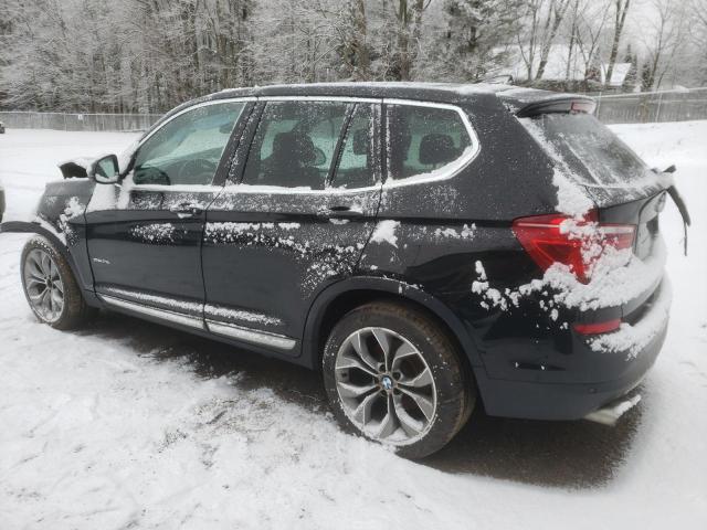 5UXWX9C54F0D48198 - 2015 BMW X3 XDRIVE28I BLACK photo 2