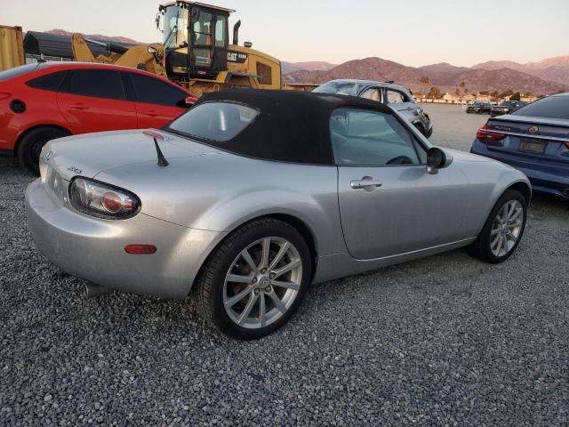 JM1NC25F280153545 - 2008 MAZDA MX-5 MIATA SILVER photo 3