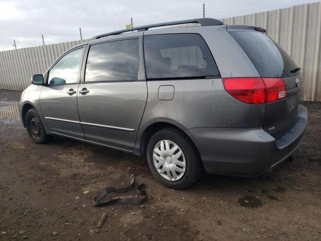 5TDZA23C24S065389 - 2004 TOYOTA SIENNA CE GRAY photo 2