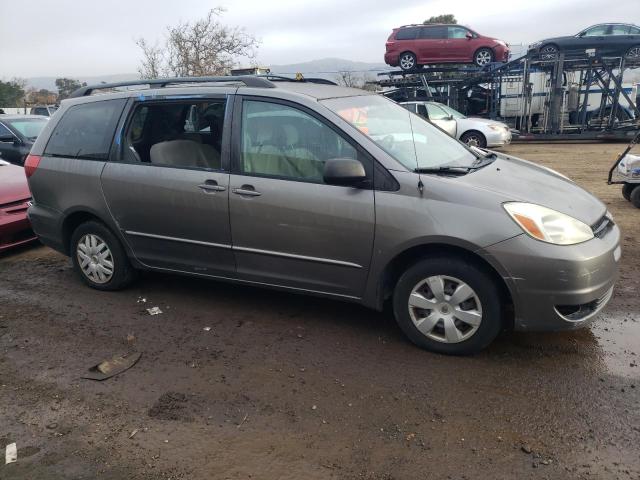 5TDZA23C24S065389 - 2004 TOYOTA SIENNA CE GRAY photo 4