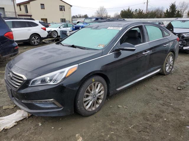 5NPE34AF7FH255943 - 2015 HYUNDAI SONATA SPORT BLACK photo 1