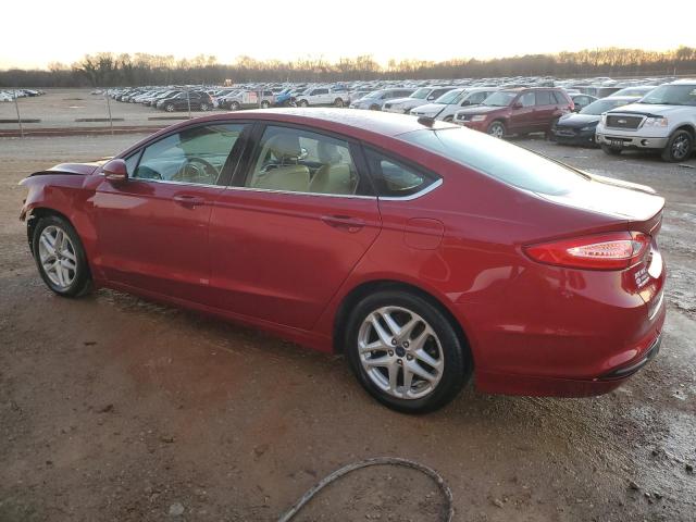 3FA6P0H78GR210871 - 2016 FORD FUSION SE RED photo 2