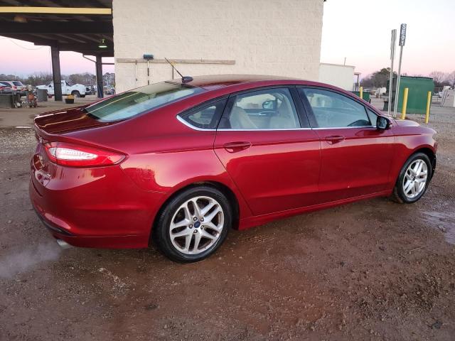 3FA6P0H78GR210871 - 2016 FORD FUSION SE RED photo 3