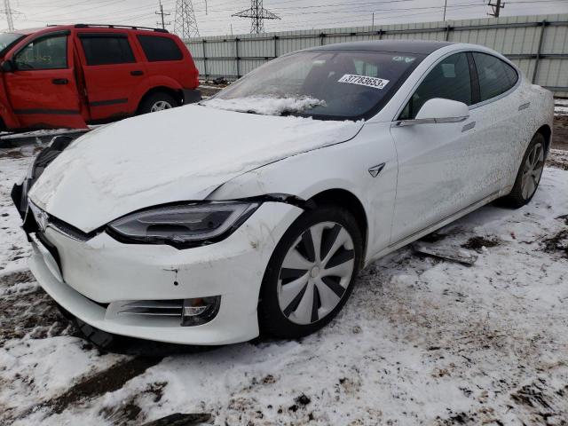 5YJSA1E28LF416700 - 2020 TESLA MODEL S Սպիտակ լուսանկար 1