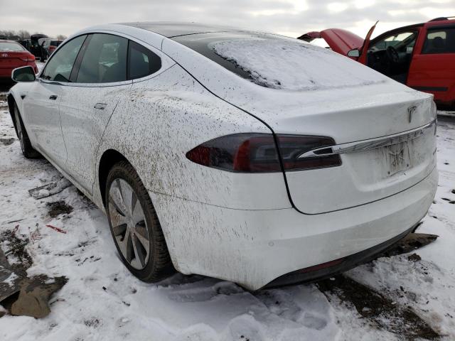 5YJSA1E28LF416700 - 2020 TESLA MODEL S Սպիտակ լուսանկար 2