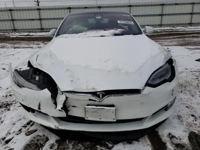 5YJSA1E28LF416700 - 2020 TESLA MODEL S Սպիտակ լուսանկար 5