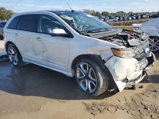 2FMDK3AK0DBA06233 - 2013 FORD EDGE SPORT WHITE photo 4