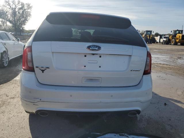 2FMDK3AK0DBA06233 - 2013 FORD EDGE SPORT WHITE photo 6