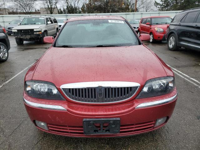 1LNHM86S24Y683868 - 2004 LINCOLN LS RED photo 5