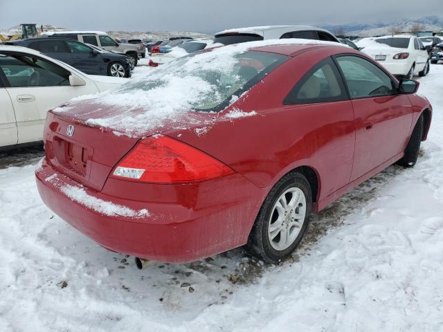 1HGCM71666A005303 - 2006 HONDA ACCORD EX RED photo 3