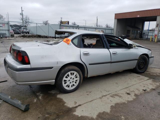 2G1WF52E449343736 - 2004 CHEVROLET IMPALA SILVER photo 3