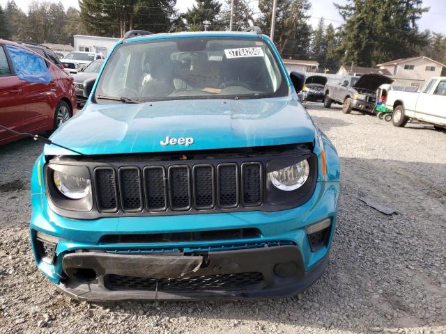 ZACNJBABXLPL85710 - 2020 JEEP RENEGADE SPORT BLUE photo 5