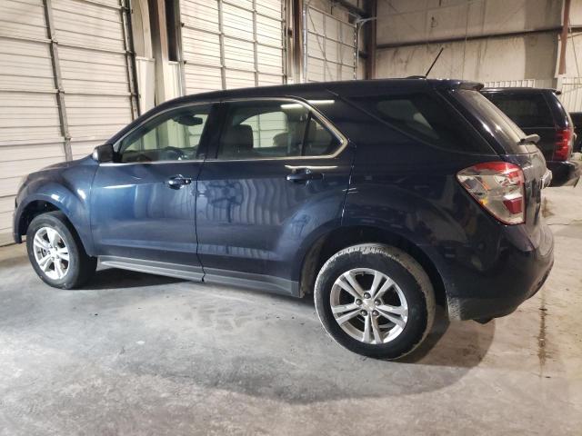 2GNALBEK5G1151634 - 2016 CHEVROLET EQUINOX LS BLUE photo 2