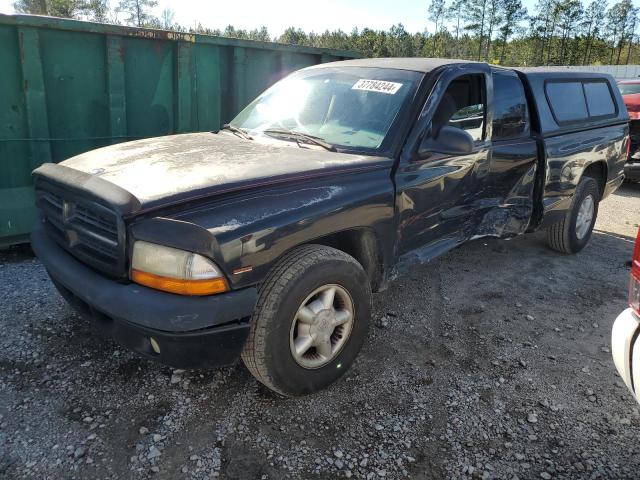 1B7FL22P7WS726894 - 1998 DODGE DAKOTA BLACK photo 1