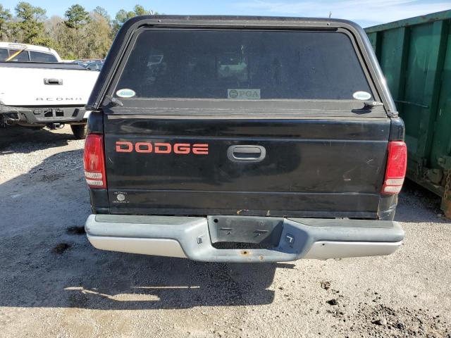 1B7FL22P7WS726894 - 1998 DODGE DAKOTA BLACK photo 6