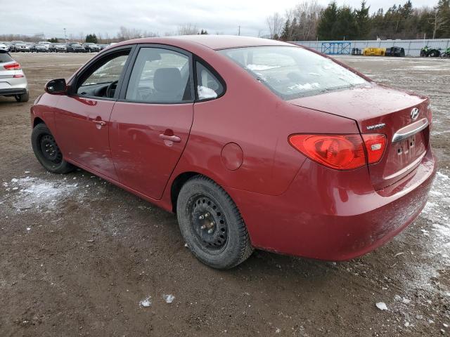 KMHDU4BD2AU097799 - 2010 HYUNDAI ELANTRA BLUE RED photo 2