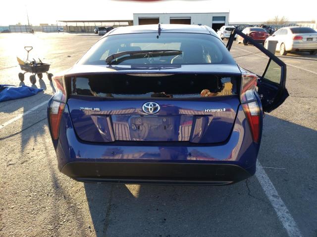 JTDKBRFU3J3594410 - 2018 TOYOTA PRIUS BLUE photo 6