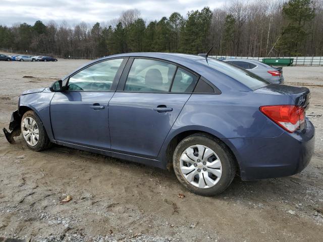 1G1PA5SHXD7252047 - 2013 CHEVROLET CRUZE LS BLUE photo 2