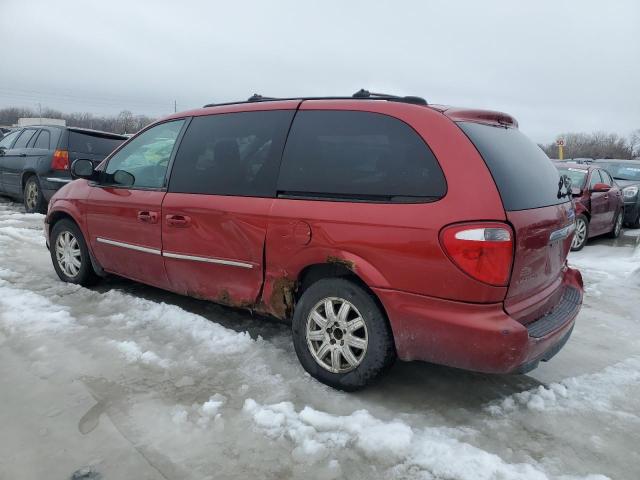2C4GP54L65R466900 - 2005 CHRYSLER TOWN & COU TOURING RED photo 2