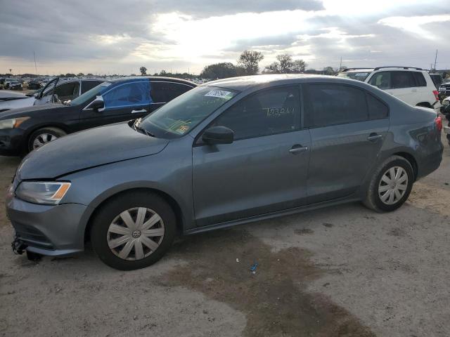 3VW2K7AJ7FM412096 - 2015 VOLKSWAGEN JETTA BASE GRAY photo 1