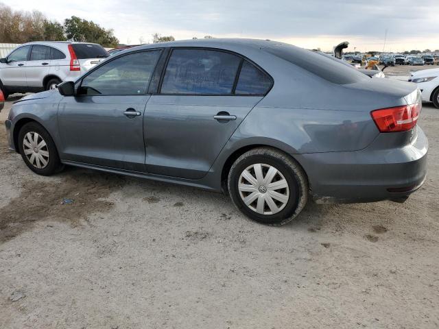 3VW2K7AJ7FM412096 - 2015 VOLKSWAGEN JETTA BASE GRAY photo 2