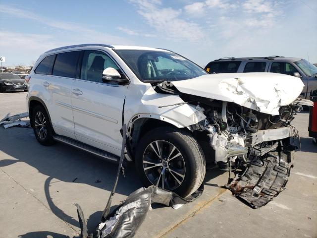 5TDKKRFH6GS127864 - 2016 TOYOTA HIGHLANDER XLE WHITE photo 4