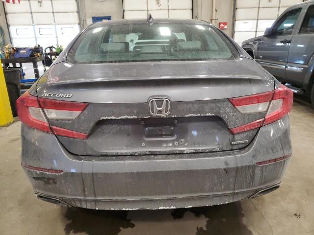 1HGCV1F99JA036373 - 2018 HONDA ACCORD TOURING GRAY photo 6