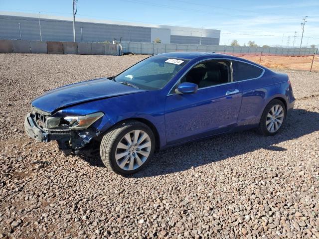 1HGCS21898A010573 - 2008 HONDA ACCORD EXL BLUE photo 1