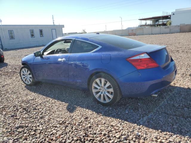 1HGCS21898A010573 - 2008 HONDA ACCORD EXL BLUE photo 2