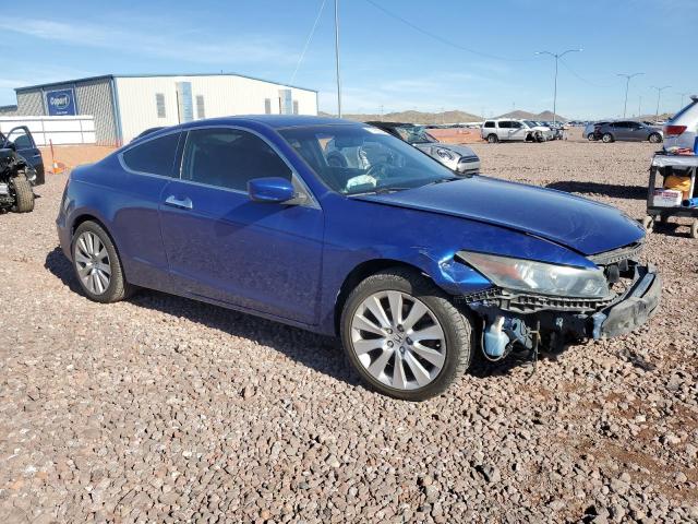 1HGCS21898A010573 - 2008 HONDA ACCORD EXL BLUE photo 4