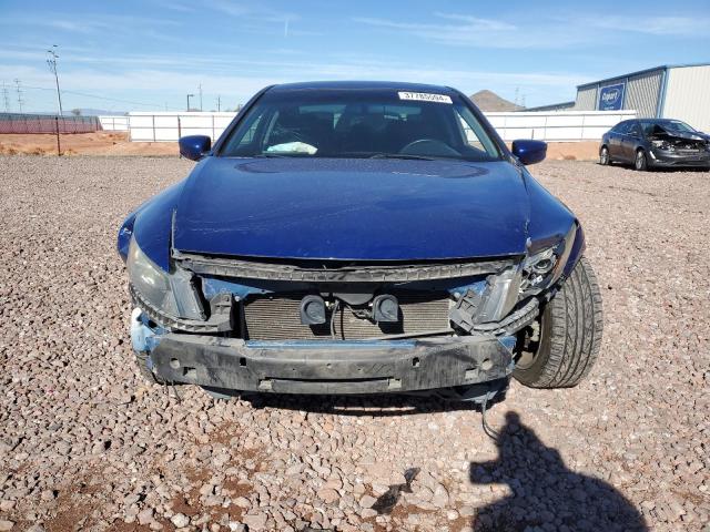 1HGCS21898A010573 - 2008 HONDA ACCORD EXL BLUE photo 5